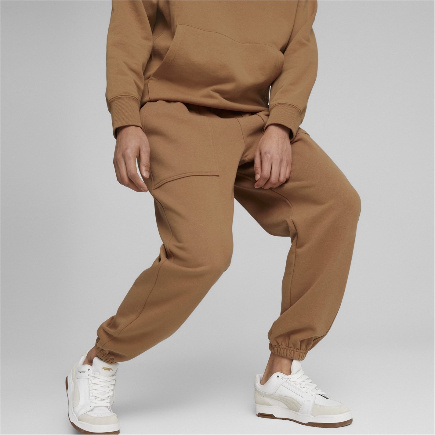 Tepláky Puma Desert Tan 1476690 Fleeced Jogging Bottoms Mens - 2
