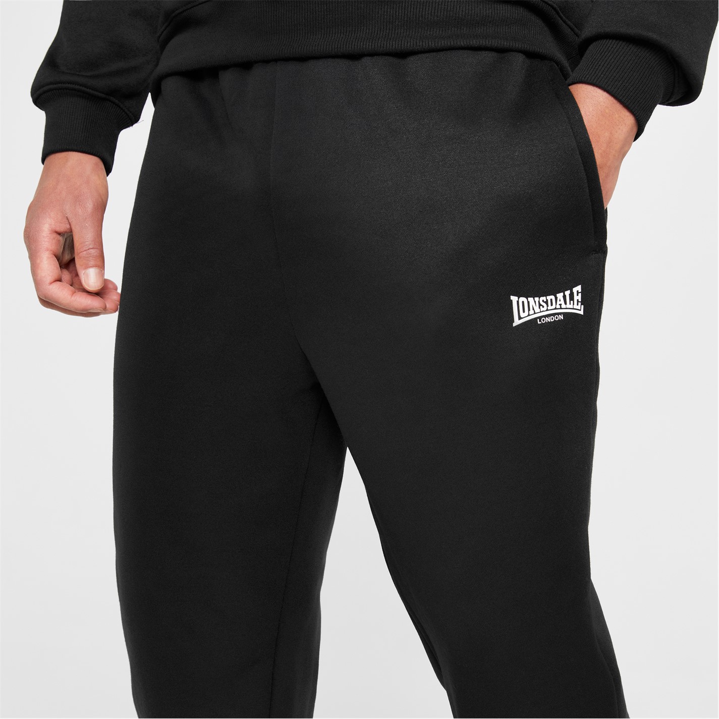 Tepláky Lonsdale Black 3268834 Essential Joggers Mens - 4