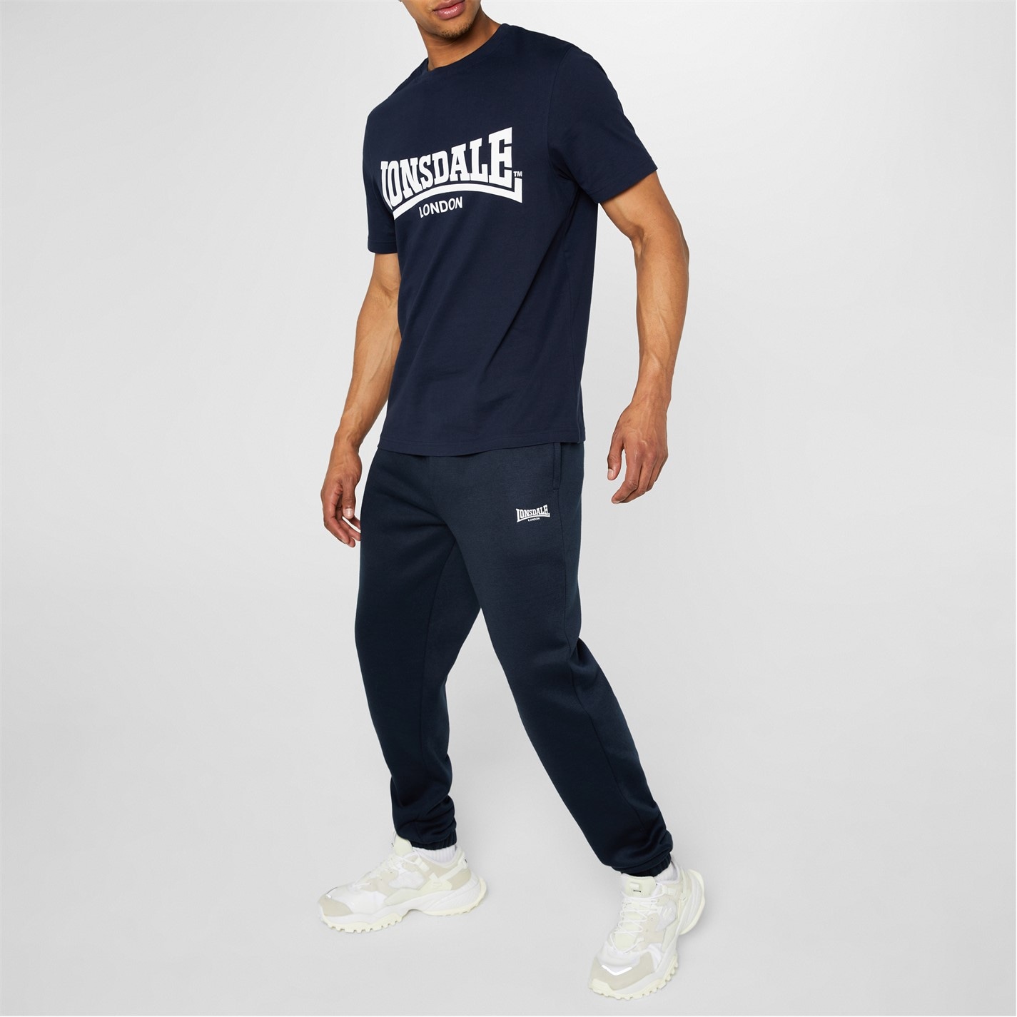 Tepláky Lonsdale Navy 6776705 Essential Joggers Mens - 2