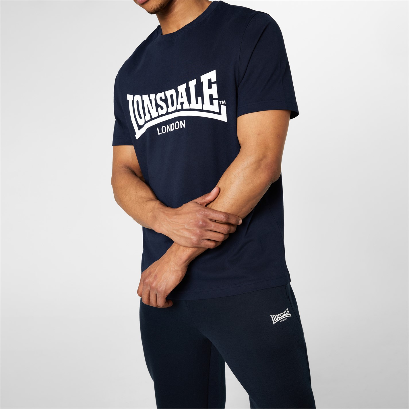 Tepláky Lonsdale Navy 6776705 Essential Joggers Mens - 4
