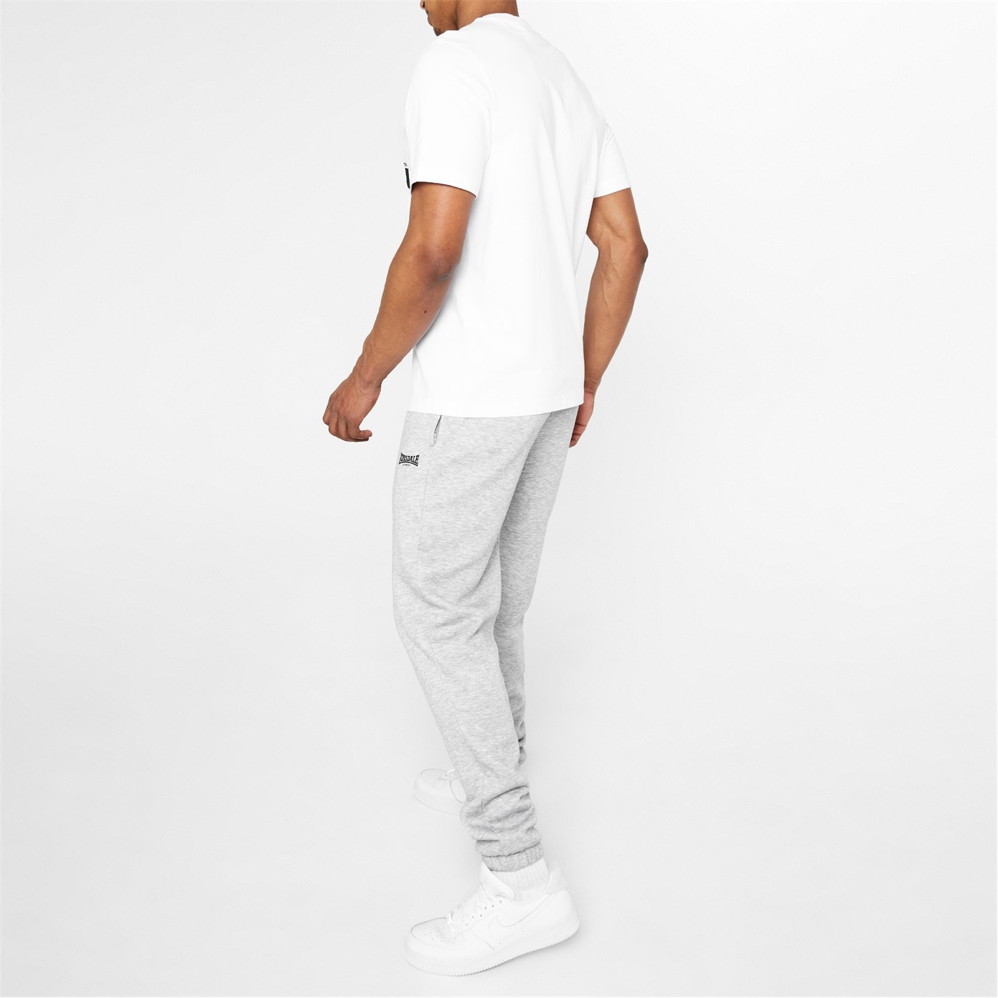 Tepláky Lonsdale Grey M 3735999 Essential Joggers Mens - 3