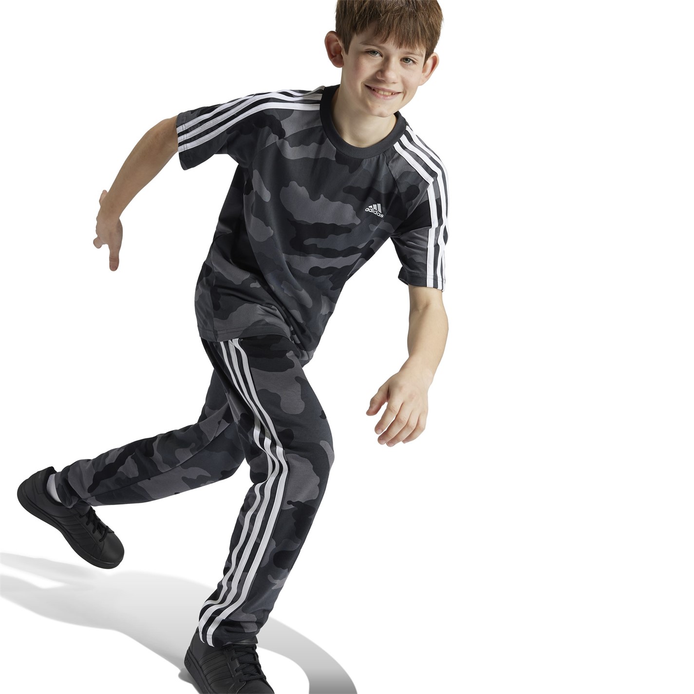 adidas Black Camo 4104307 Junior Camo Pant - 4