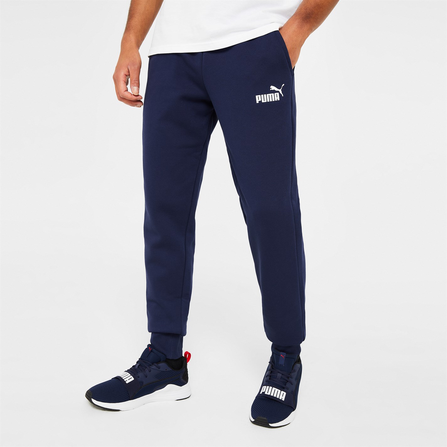 Tepláky Puma Navy 9837767 No 1 Logo Jogging Pants Mens - 4