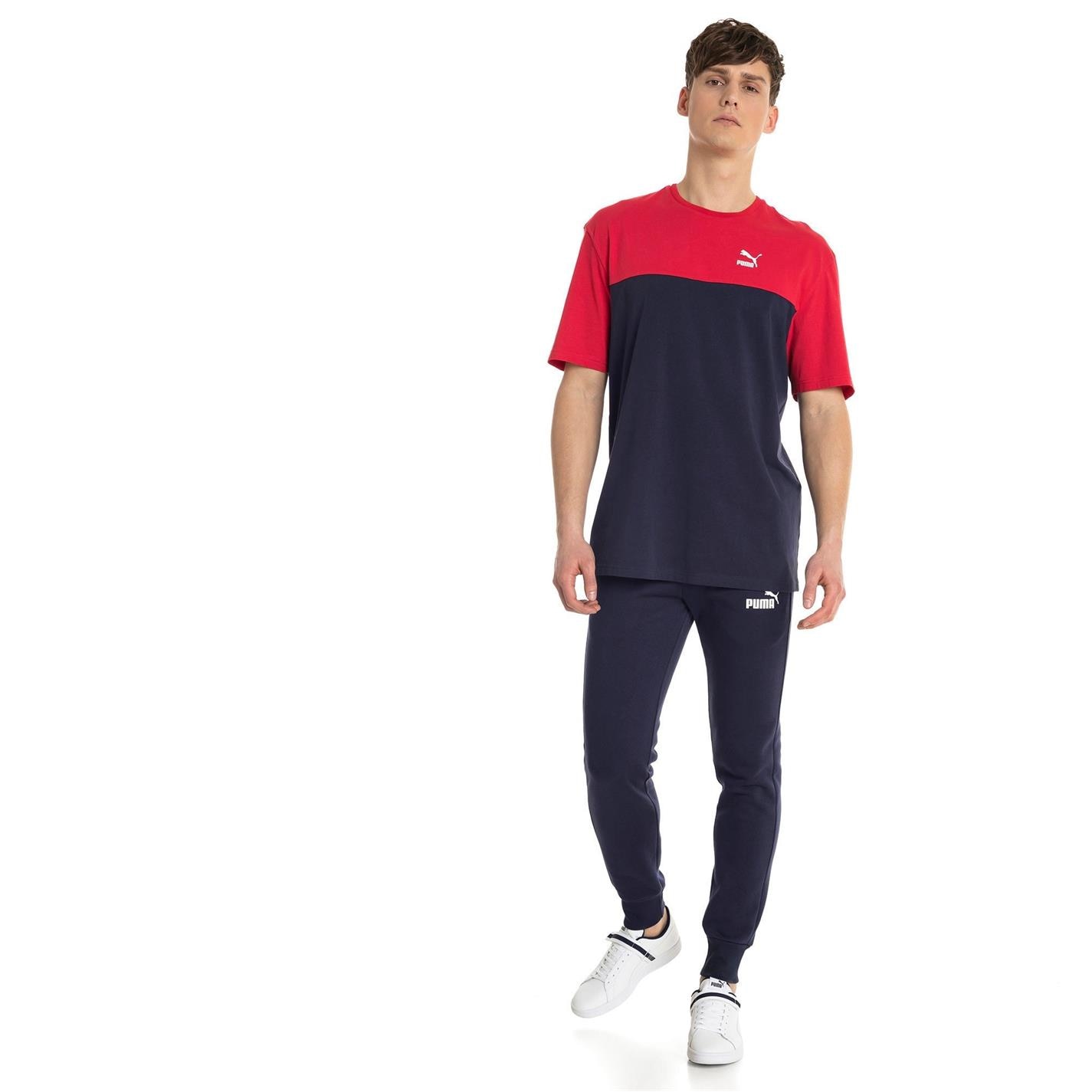 Tepláky Puma Navy 9837767 No 1 Logo Jogging Pants Mens - 8