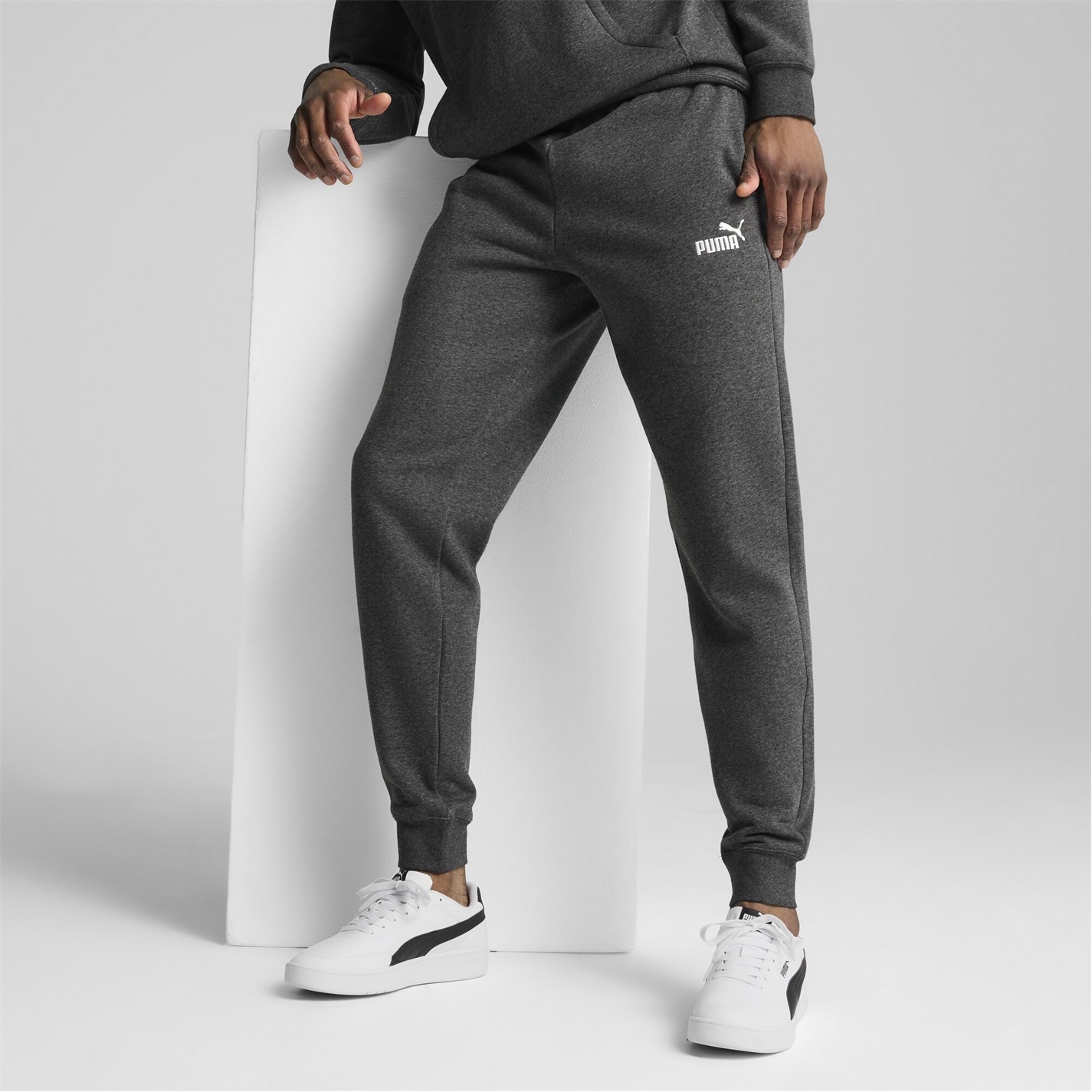 Tepláky Puma Charcoal 4807582 No 1 Logo Jogging Pants Mens - 2