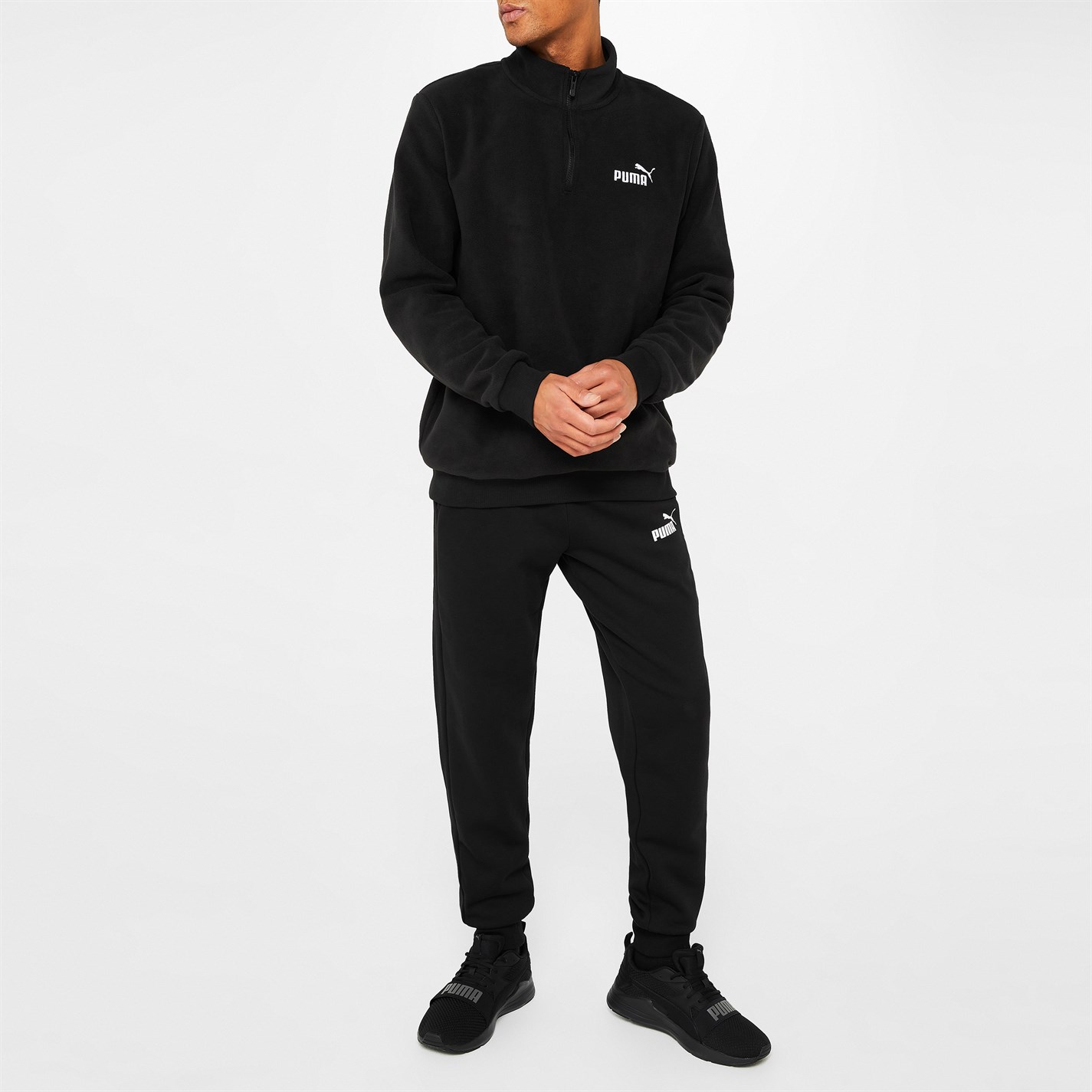 Tepláky Puma Black 2505698 No 1 Logo Jogging Pants Mens - 2
