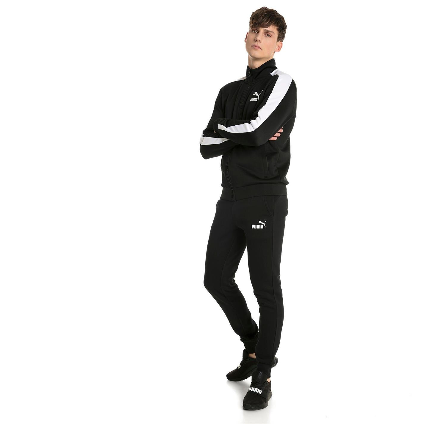 Tepláky Puma Black 2505698 No 1 Logo Jogging Pants Mens - 8
