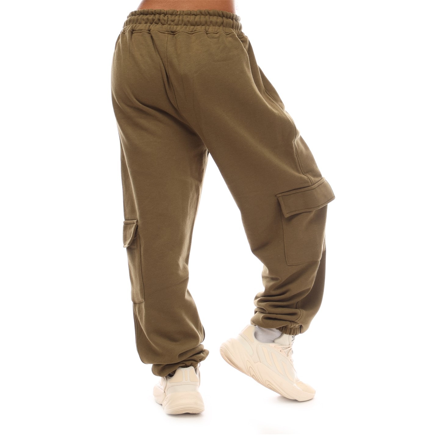 Tepláky Hype Olive 4193921 Unisex Adults Cargo Closed Hem Fleece Joggers - 5