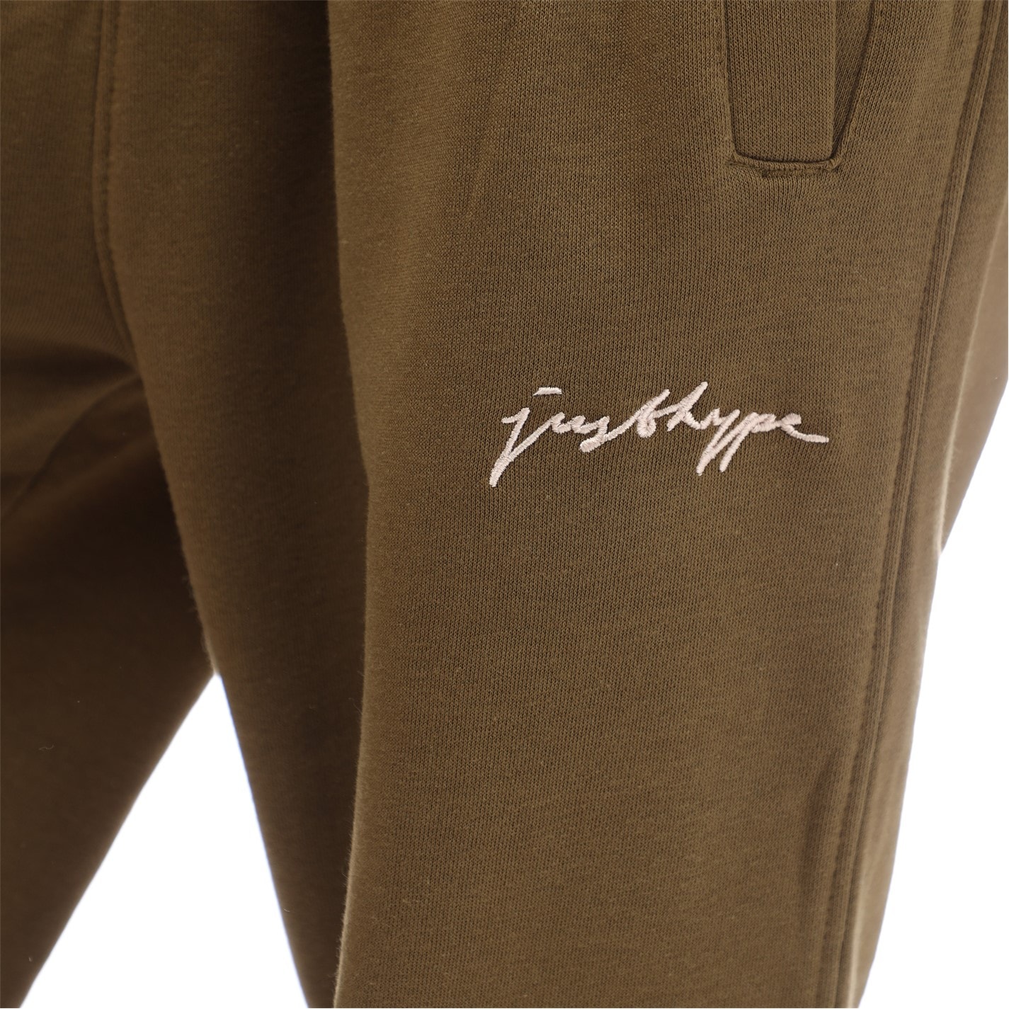 Tepláky Hype Olive 4193921 Unisex Adults Cargo Closed Hem Fleece Joggers - 6