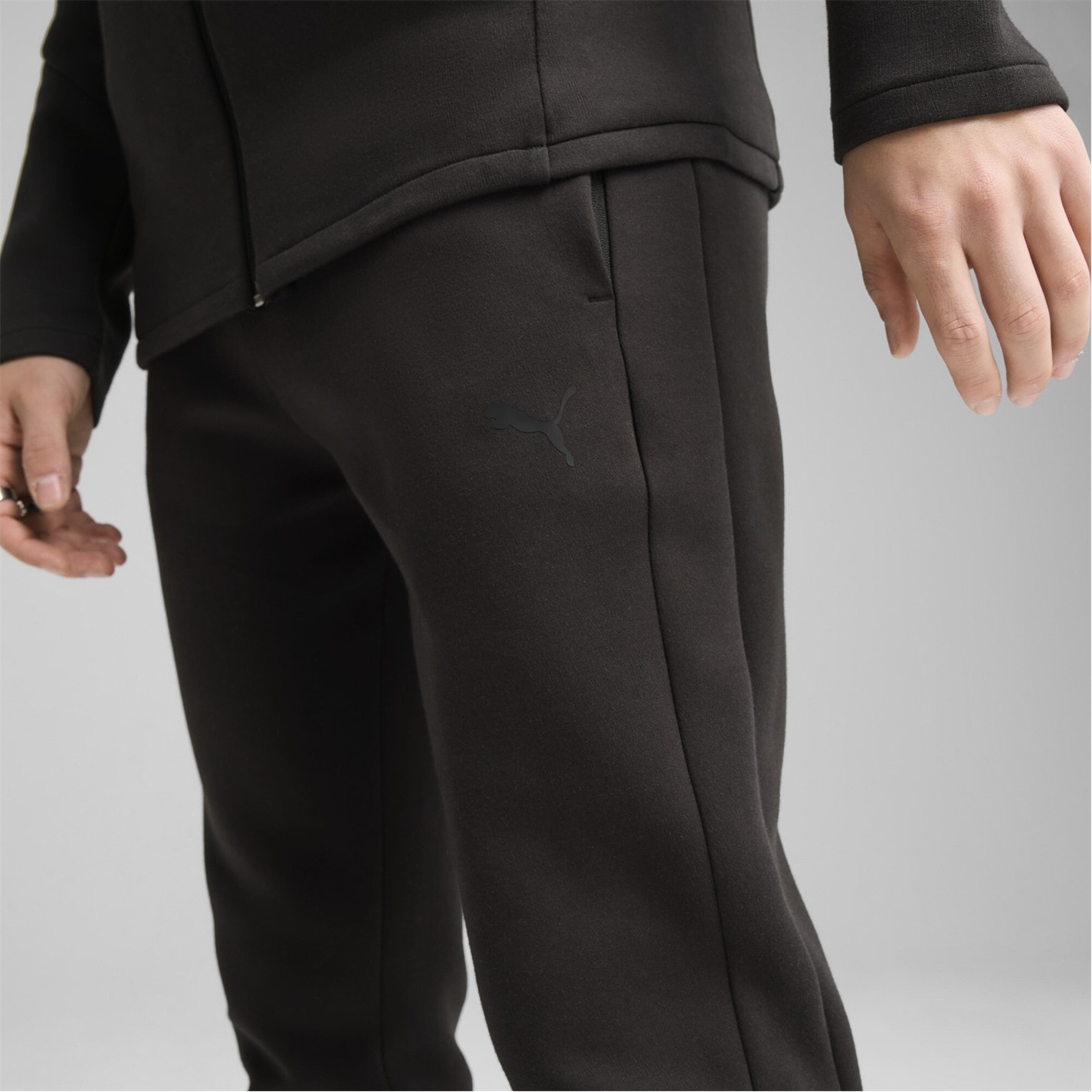 Tepláky Puma Puma Black 3033603 Men's Evostripe Core Fleece Joggers - 3