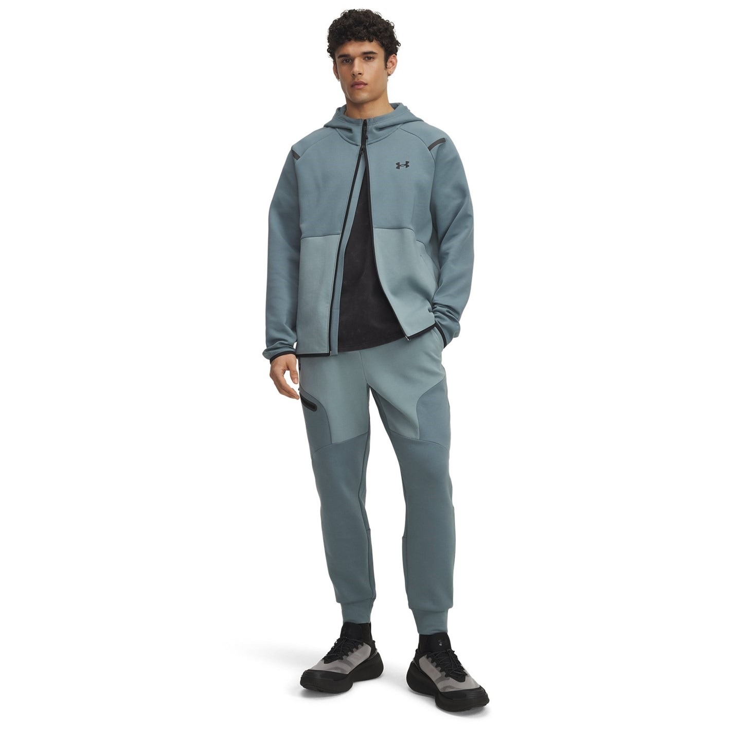 Tepláky Under Armour Jasper Blue 1218181 Men's Unstoppable Closed Hem Fleece Joggers - 4