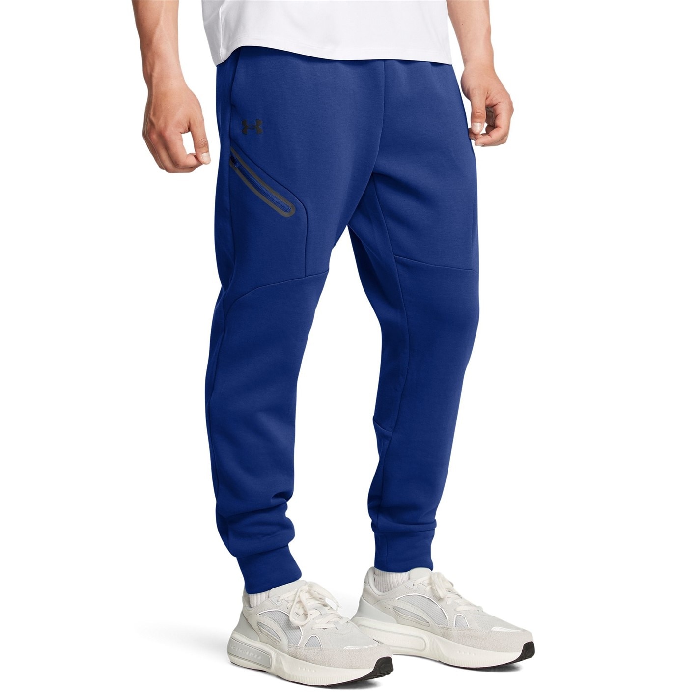 Tepláky Under Armour Blue 4231494 Men's Unstoppable Closed Hem Fleece Joggers - 3