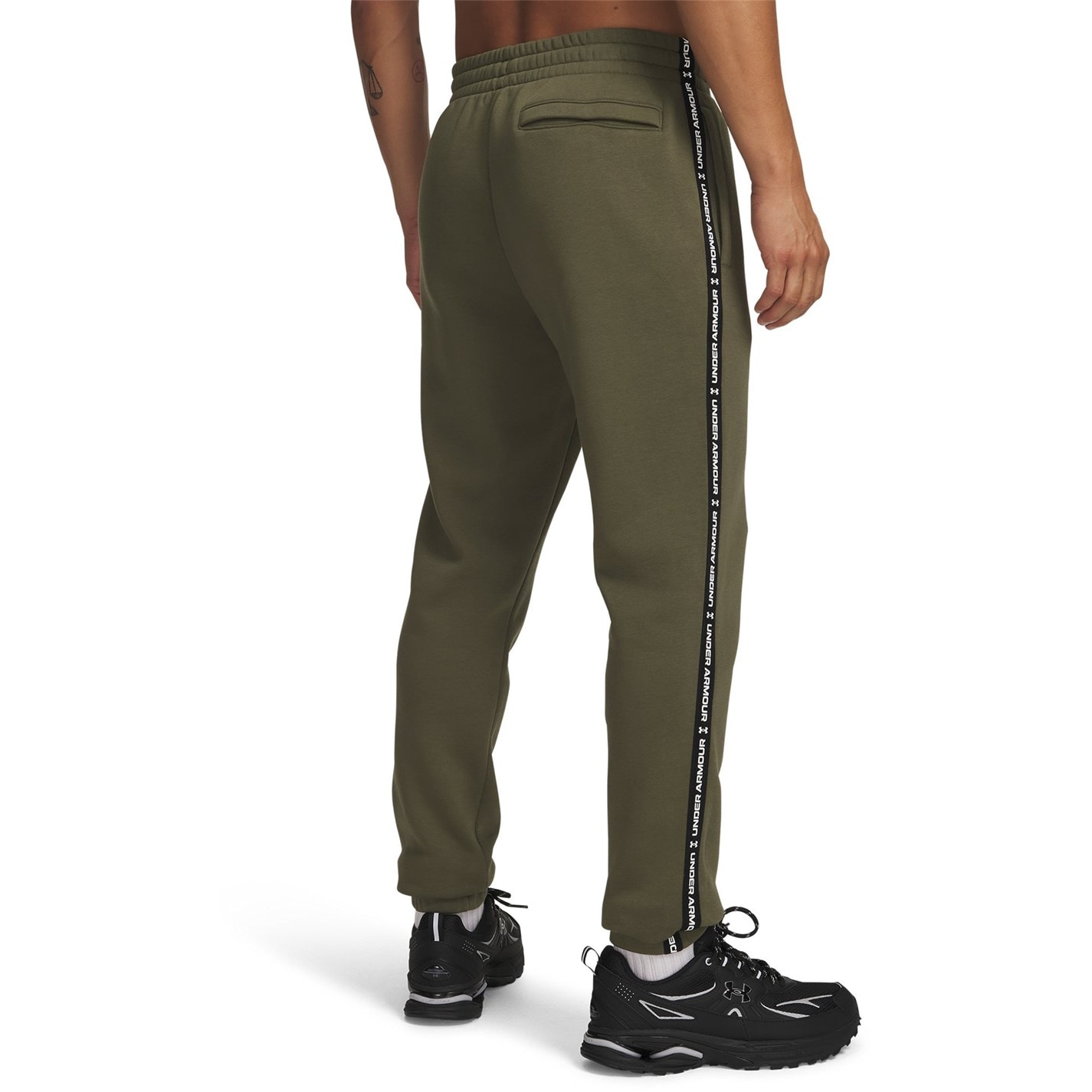 Tepláky Under Armour Green 3163807 Men's Icon Taping Closed Hem Fleece Joggers - 2