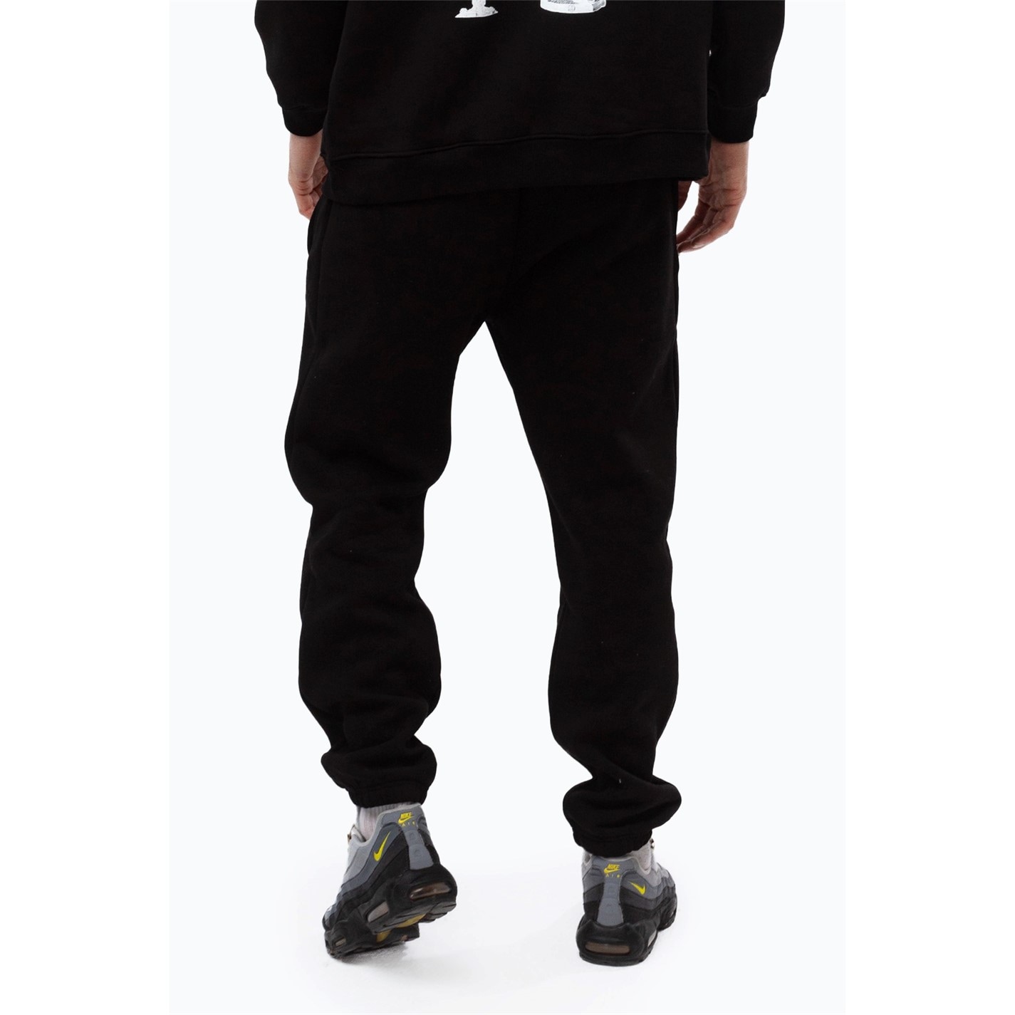 Tepláky Hype Black 6621703 Men's Closed Hem Fleece Jogger - 4