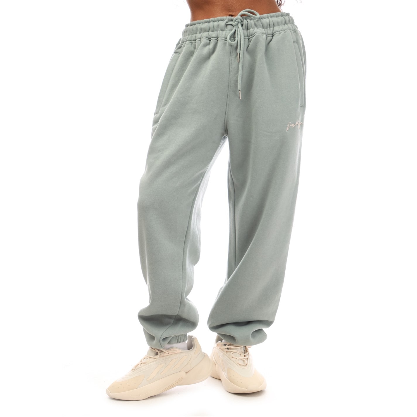 Tepláky Hype Moss 6933442 Unisex Adults Oversized Closed Hem Fleece Joggers - 4