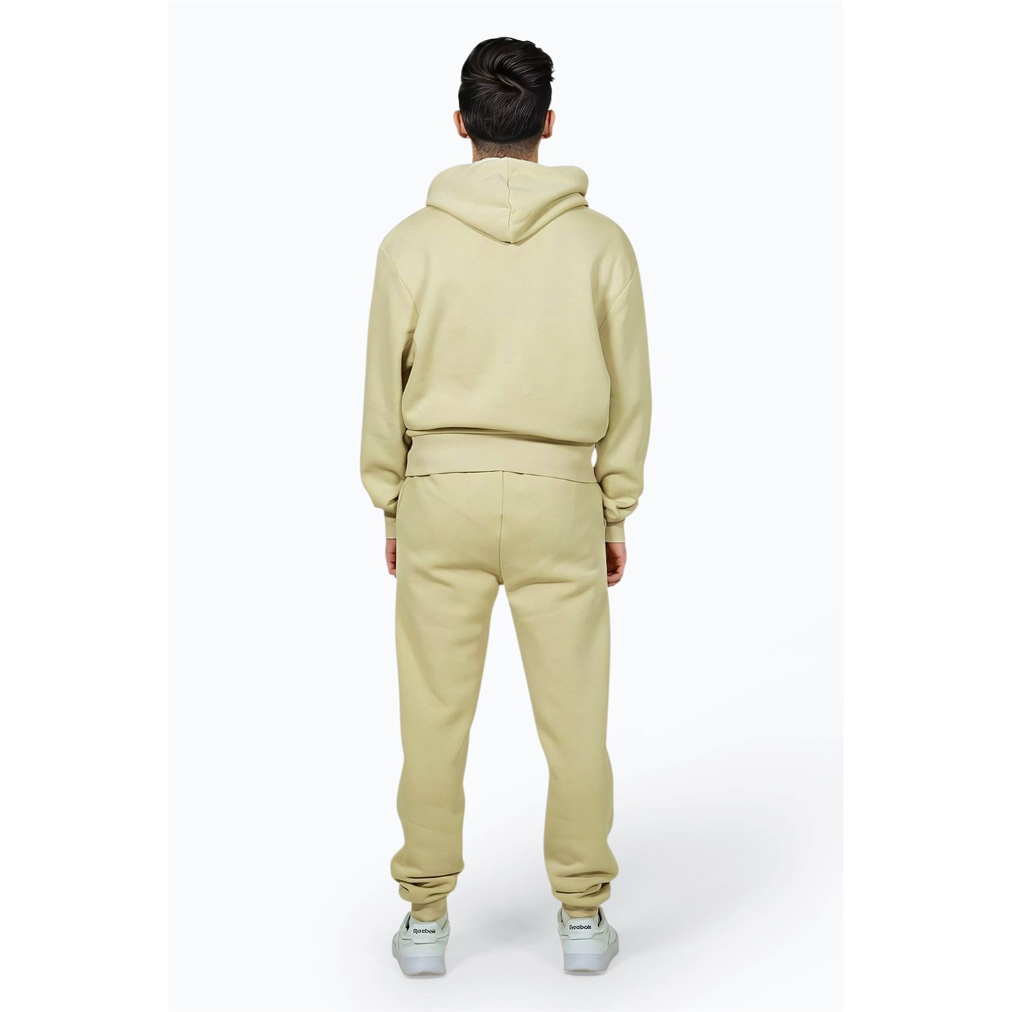 Tepláky Hype Beige 1074527 Men's Boxy Closed Hem Fleece Jogger - 4