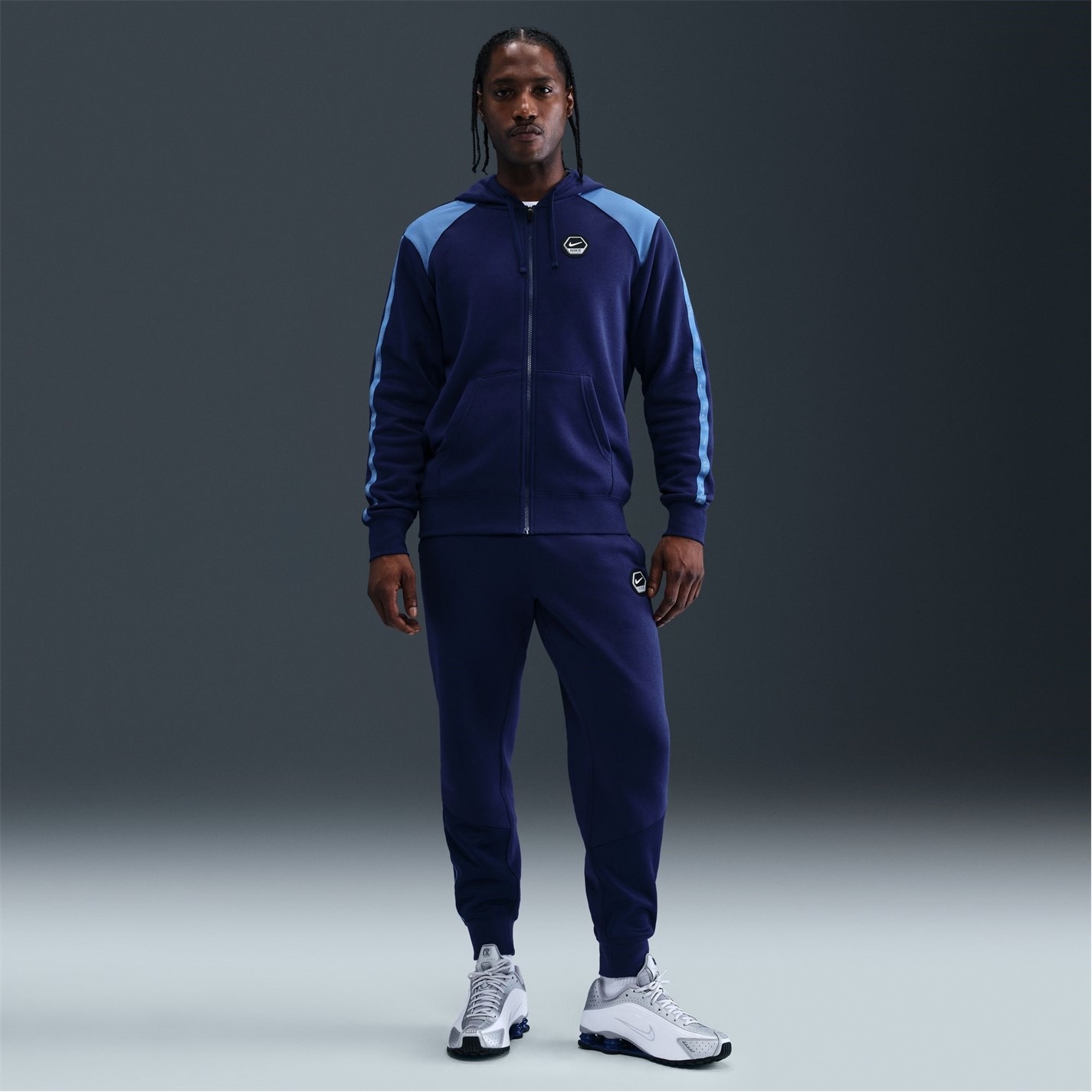 Tepláky Nike Blue Void 5615127 City Jogging Bottoms Mens - 7
