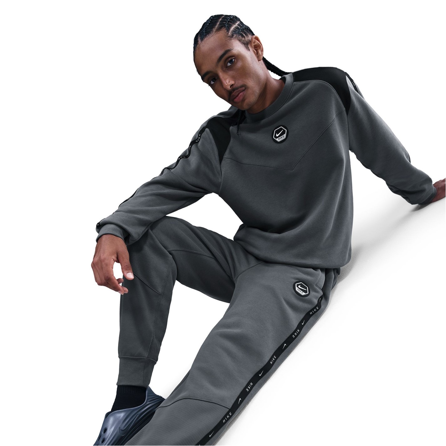 Tepláky Nike Iron Grey 7329003 City Jogging Bottoms Mens - 5