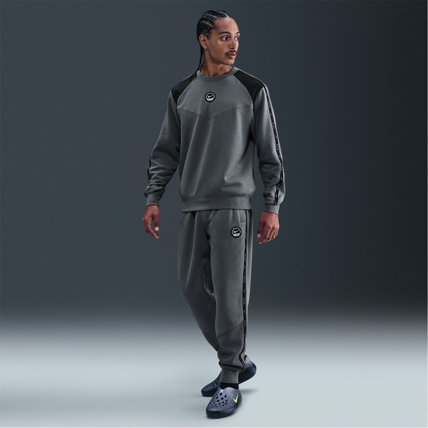 Tepláky Nike Iron Grey 7329003 City Jogging Bottoms Mens - 7