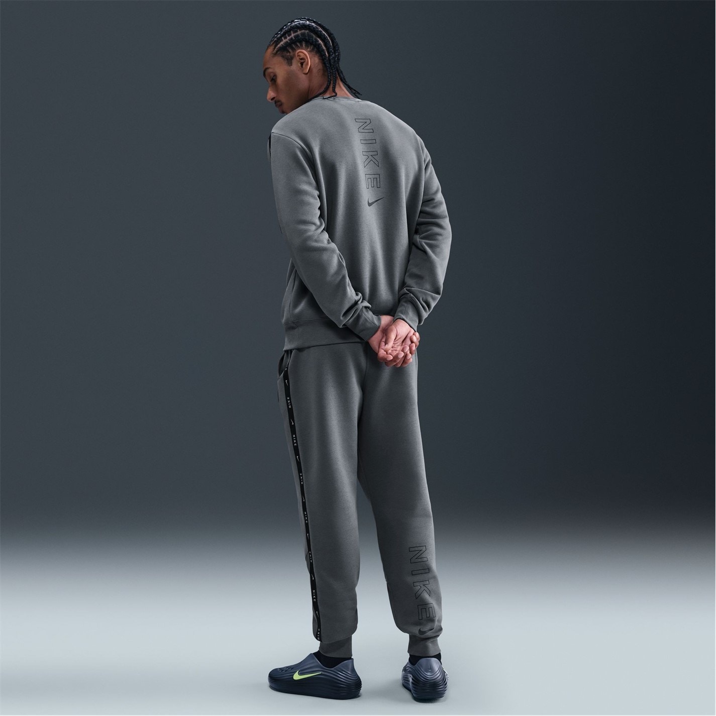 Tepláky Nike Iron Grey 7329003 City Jogging Bottoms Mens - 8