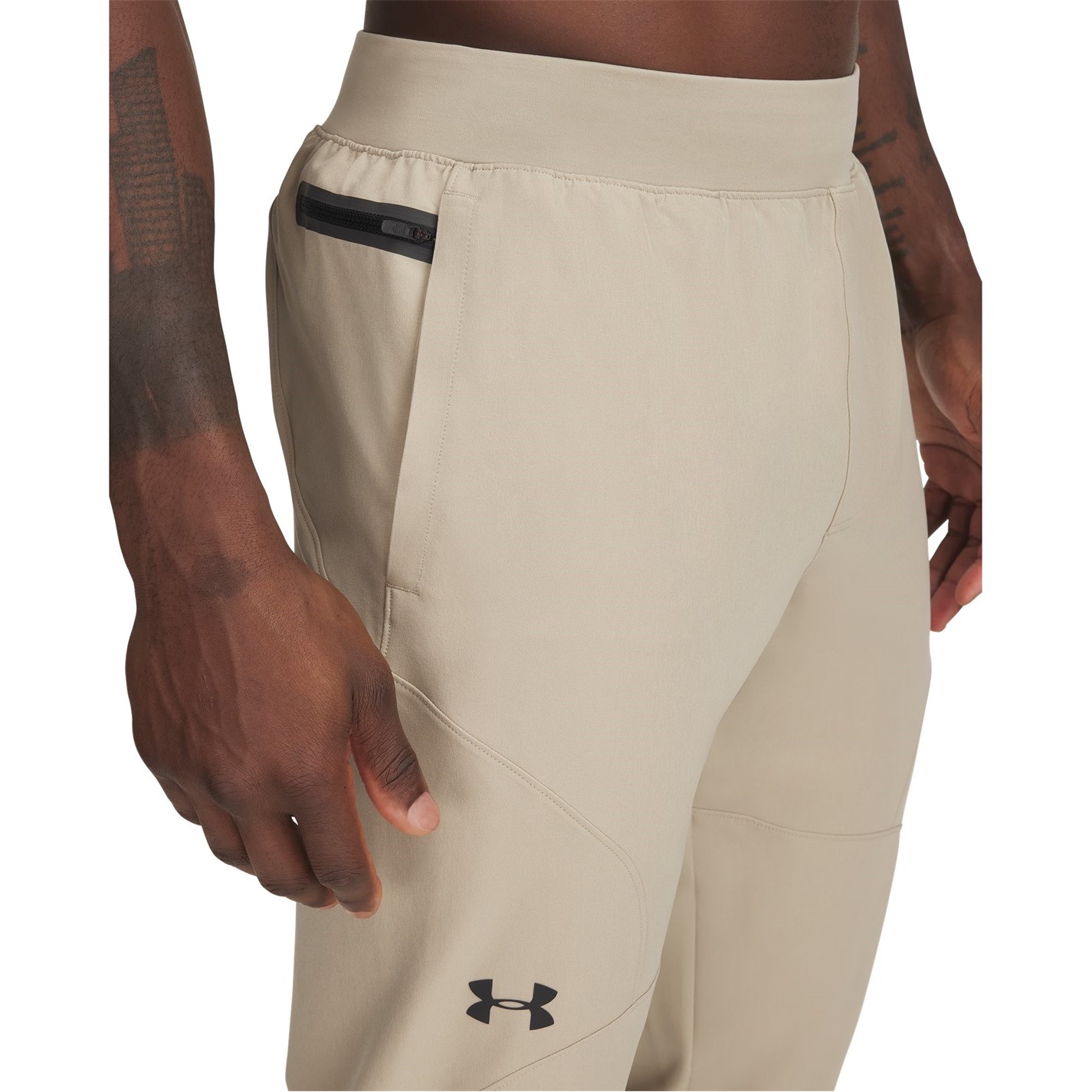Tepláky Under Armour Brown 651791 Under Unstoppable Tapered Jogging Bottoms Mens - 3