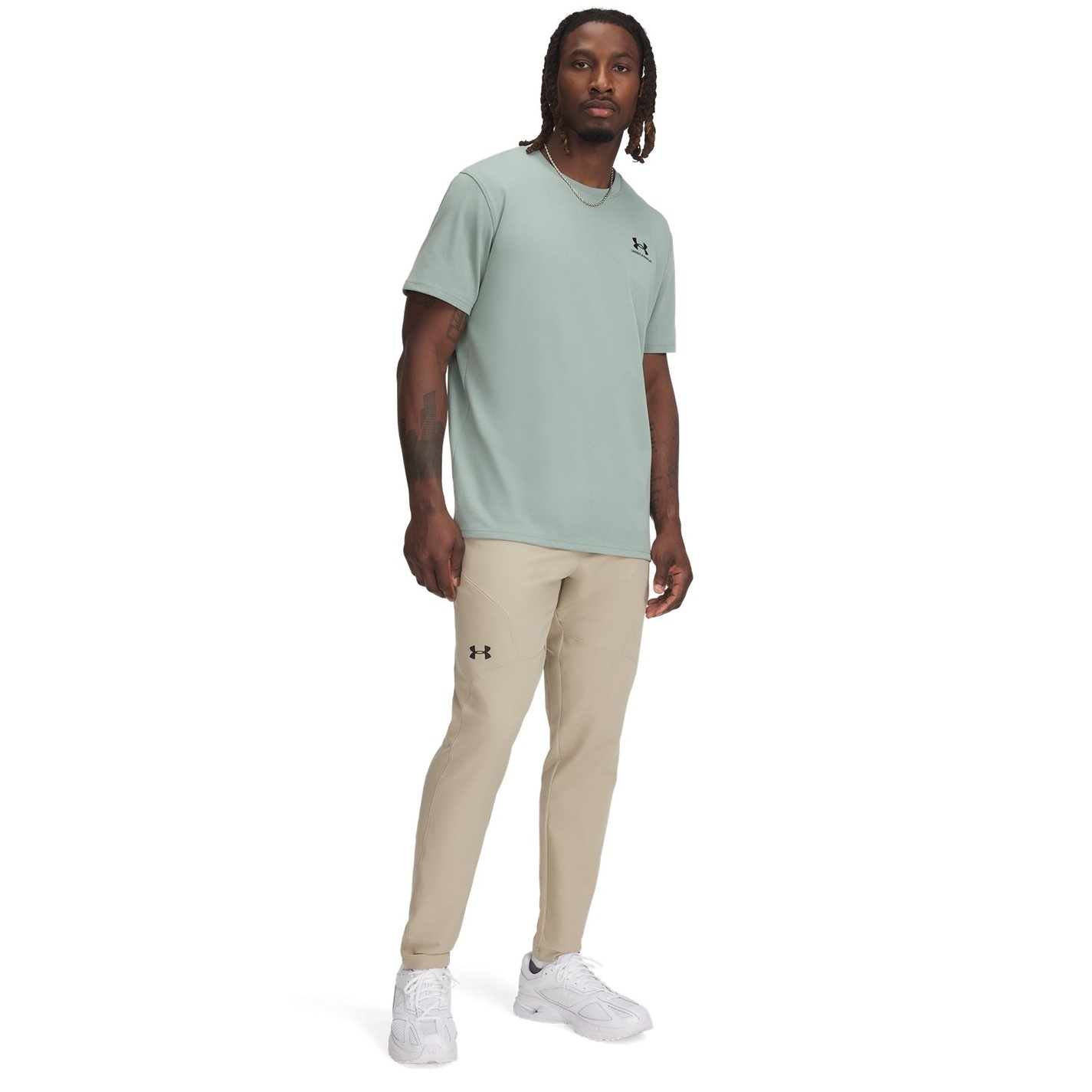 Tepláky Under Armour Brown 651791 Under Unstoppable Tapered Jogging Bottoms Mens - 4