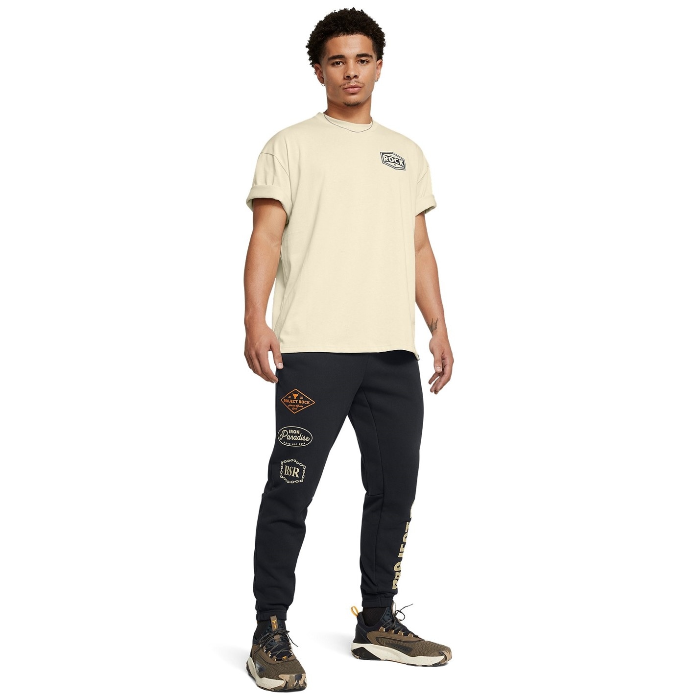 Tepláky Under Armour Black 3580739 Men's Closed Hem Fleece Joggers - 4