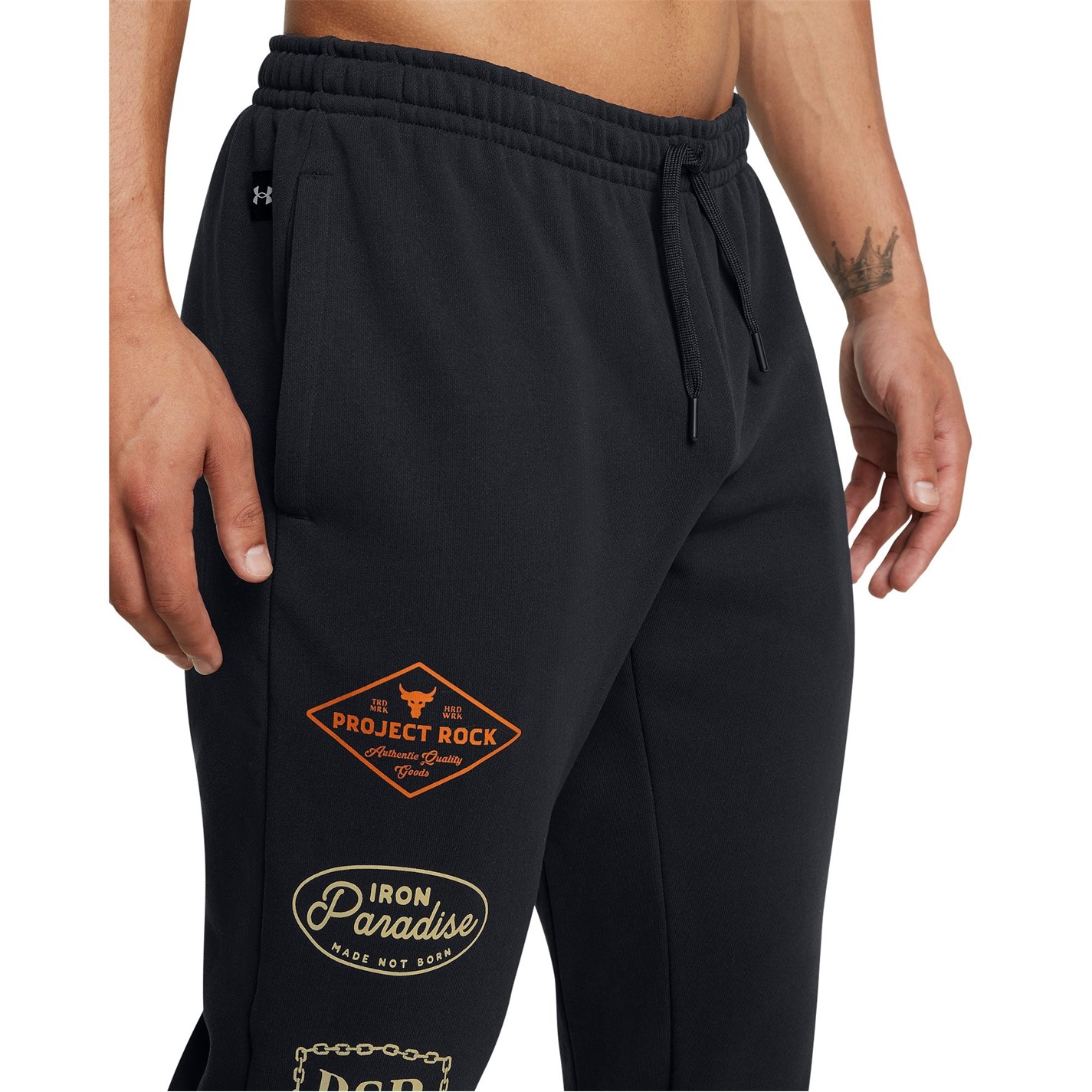 Tepláky Under Armour Black 3580739 Men's Closed Hem Fleece Joggers - 5