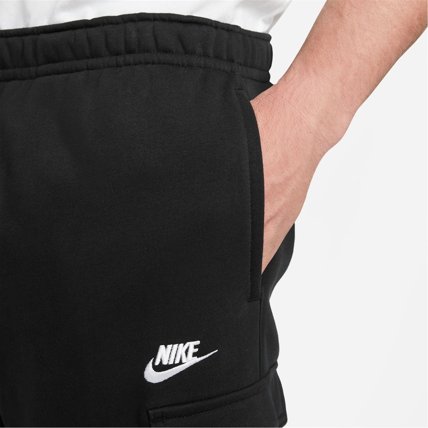 Tepláky Nike Black 4972390 Sportswear Club Fleece Men's Cargo Pants - 12