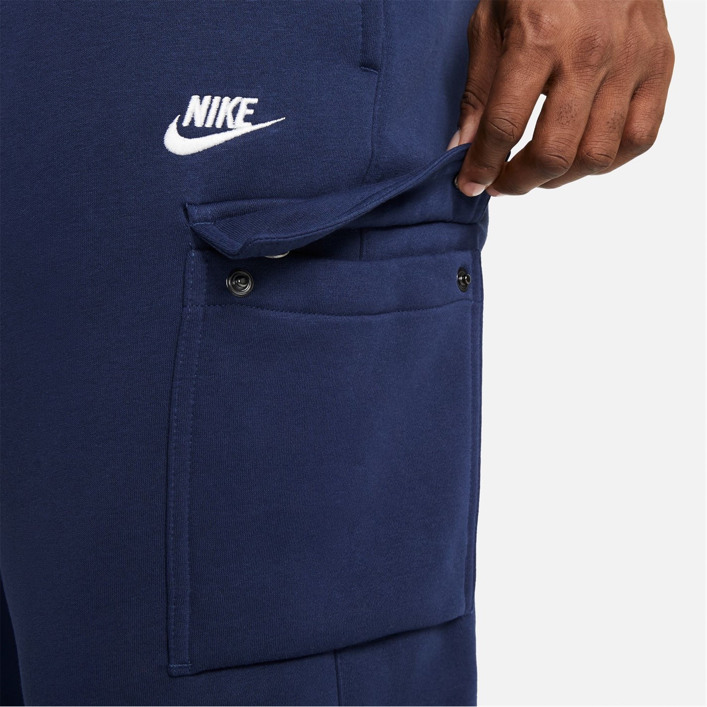 Tepláky Nike Navy 9622505 Sportswear Club Fleece Men's Cargo Pants - 14