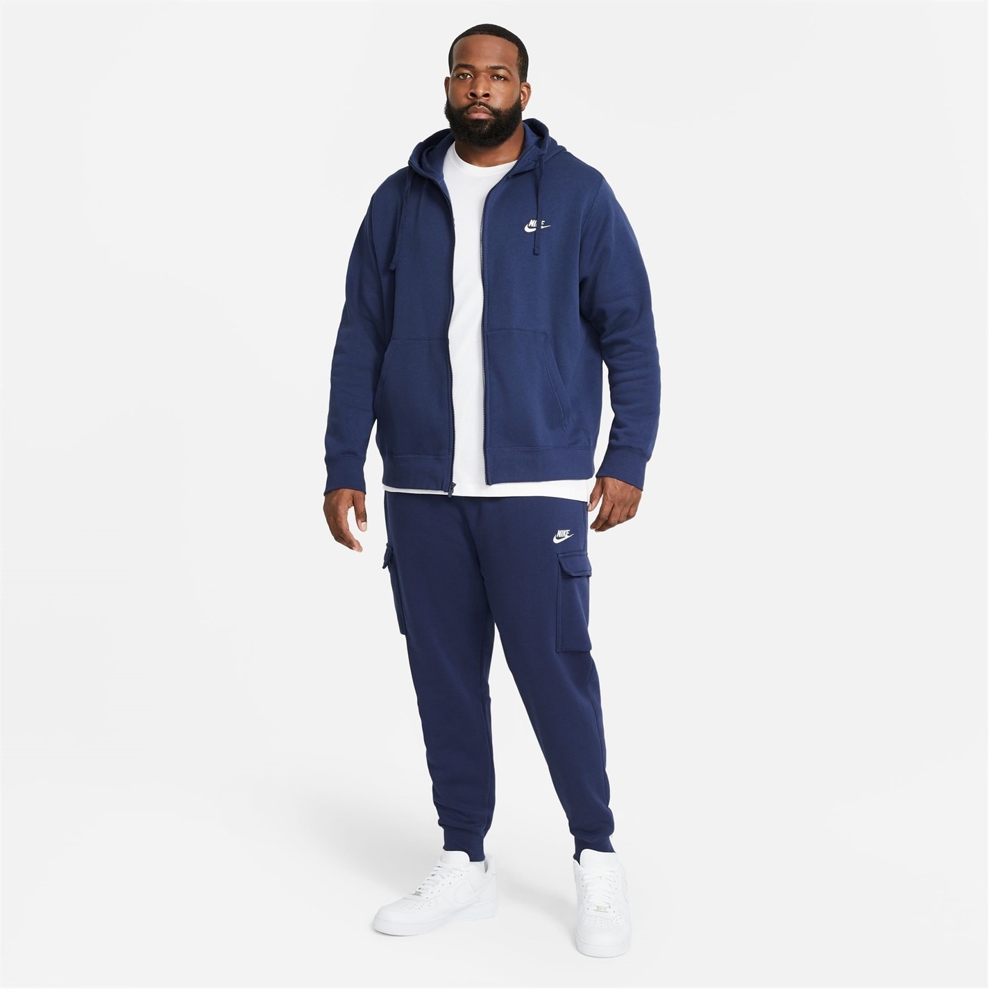 Tepláky Nike Navy 9622505 Sportswear Club Fleece Men's Cargo Pants - 16