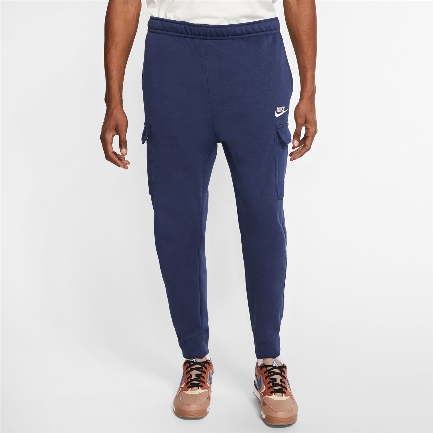 Tepláky Nike Navy 9622505 Sportswear Club Fleece Men's Cargo Pants - 3
