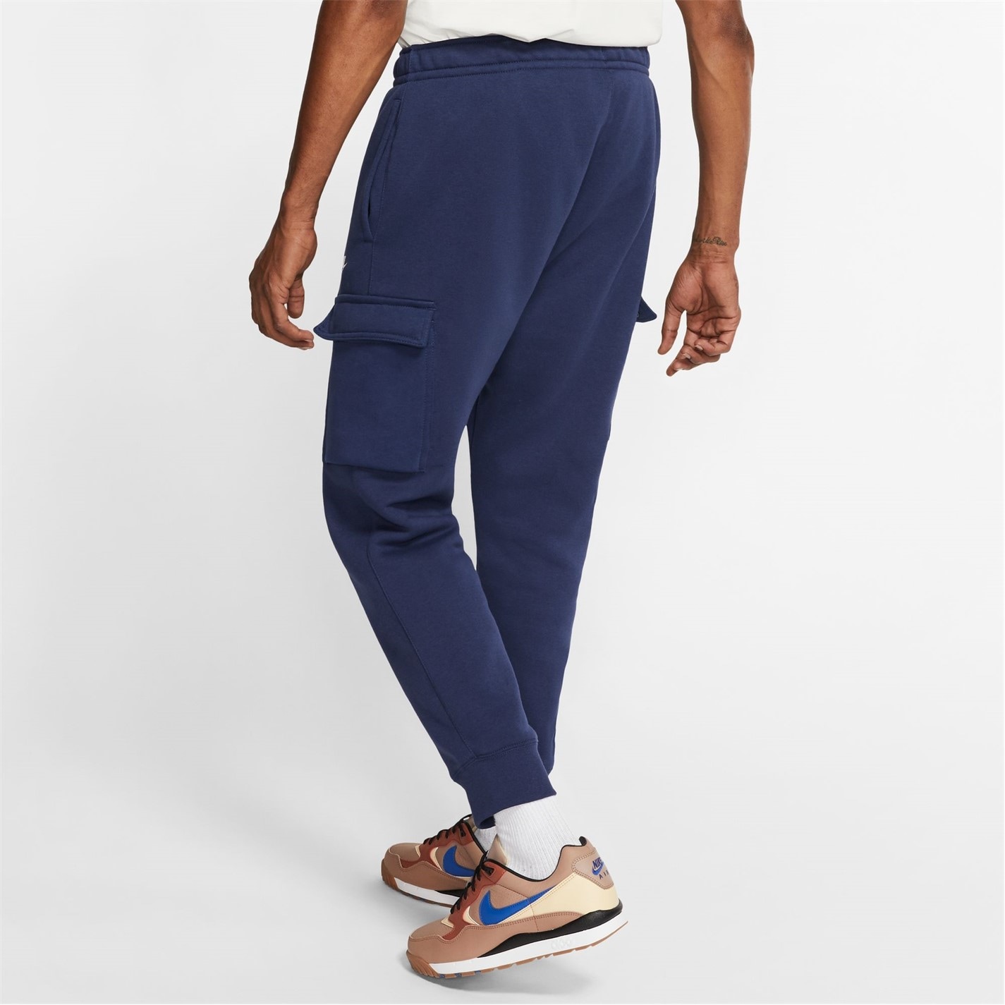 Tepláky Nike Navy 9622505 Sportswear Club Fleece Men's Cargo Pants - 4