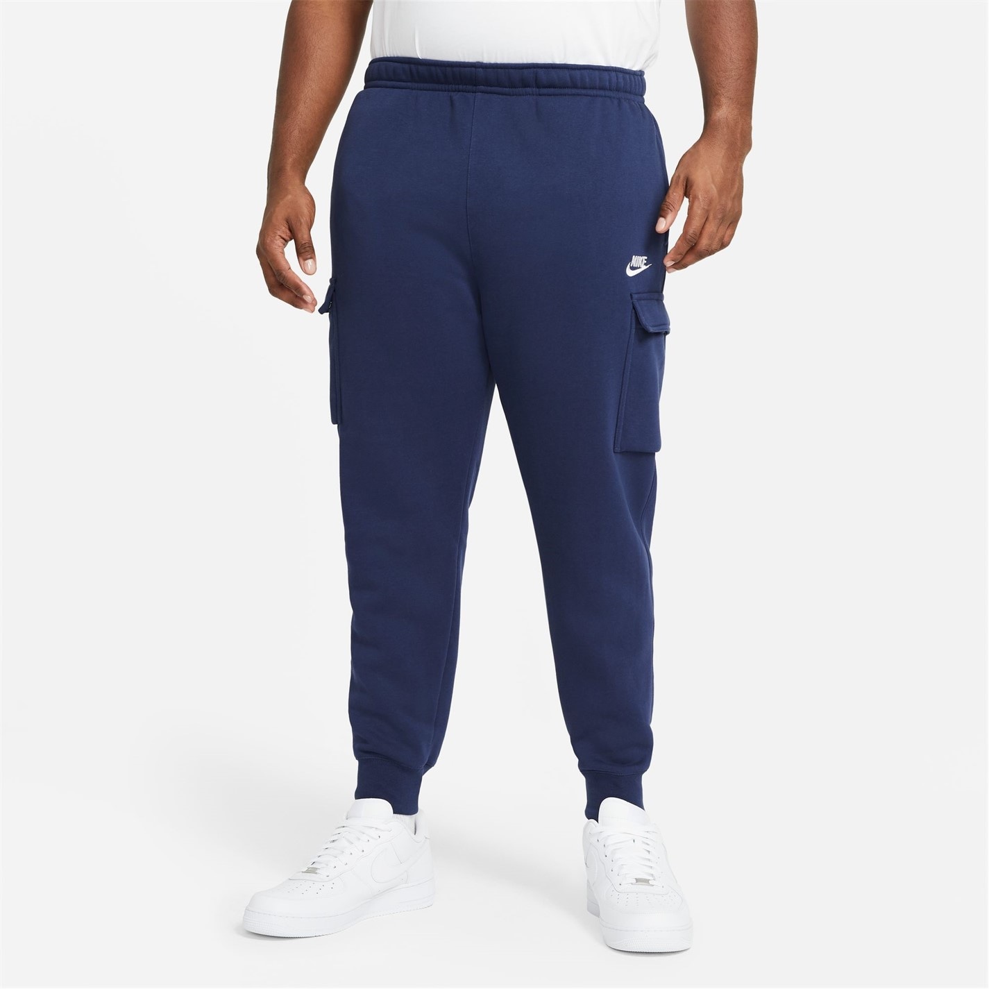 Tepláky Nike Navy 9622505 Sportswear Club Fleece Men's Cargo Pants - 10