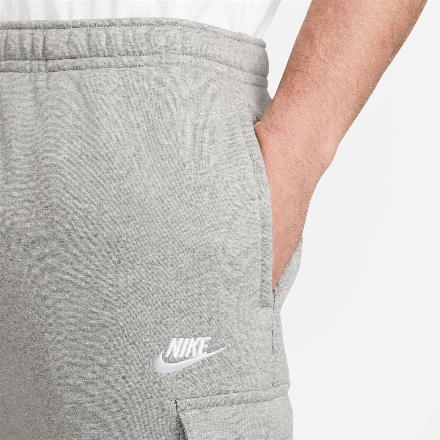 Tepláky Nike Dk Grey 8136072 Sportswear Club Fleece Men's Cargo Pants - 12