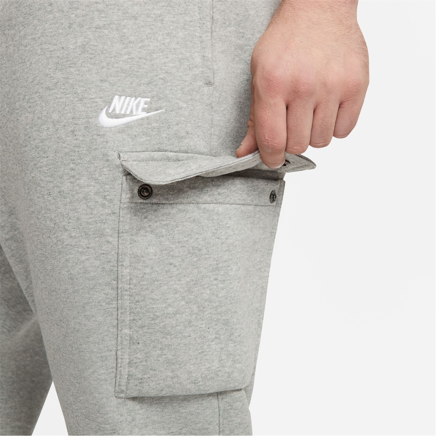 Tepláky Nike Dk Grey 8136072 Sportswear Club Fleece Men's Cargo Pants - 14