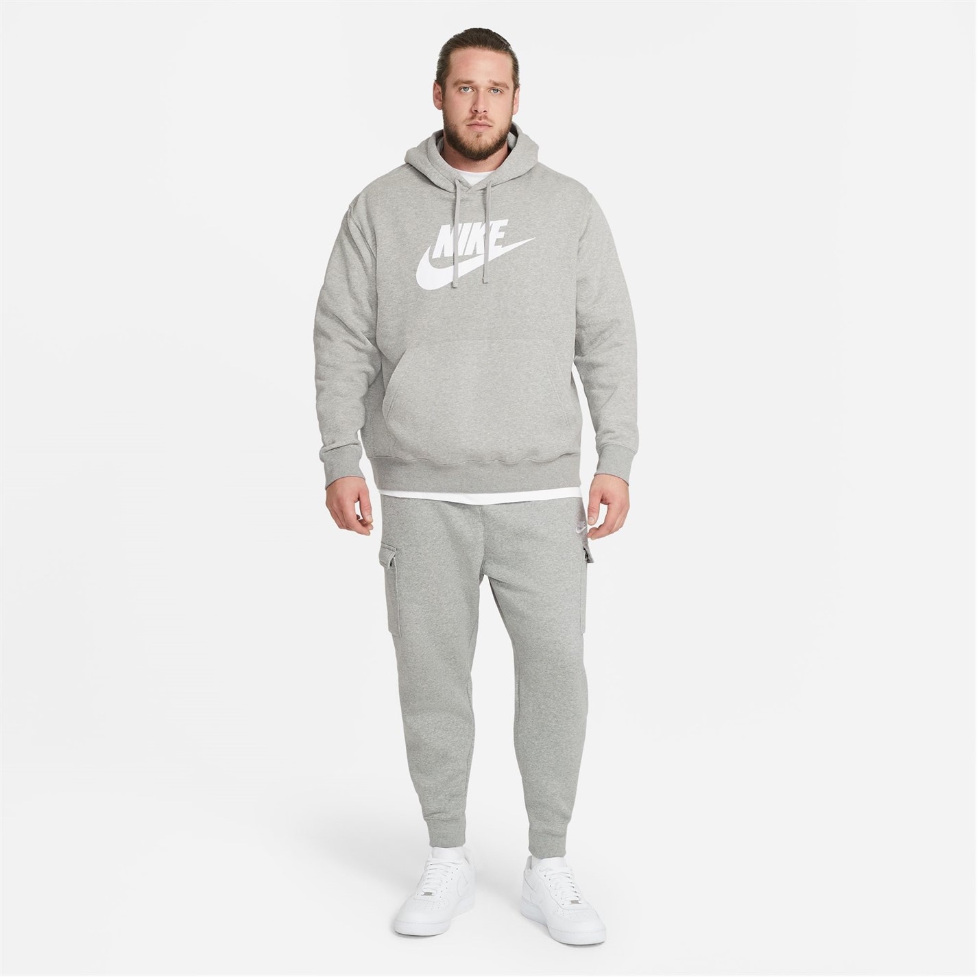 Tepláky Nike Dk Grey 8136072 Sportswear Club Fleece Men's Cargo Pants - 16