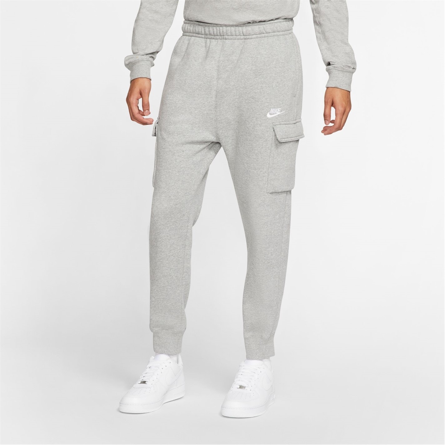 Tepláky Nike Dk Grey 8136072 Sportswear Club Fleece Men's Cargo Pants - 3