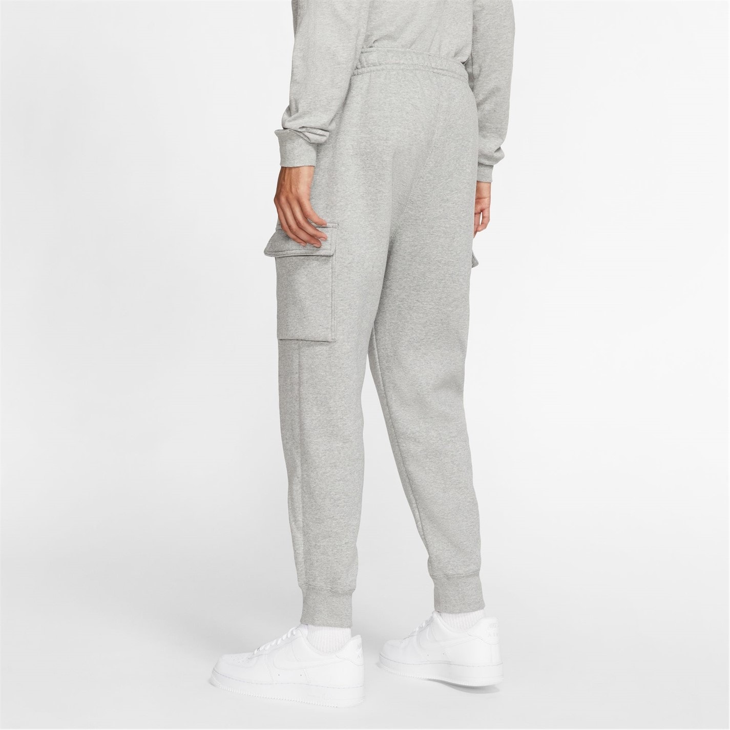 Tepláky Nike Dk Grey 8136072 Sportswear Club Fleece Men's Cargo Pants - 4