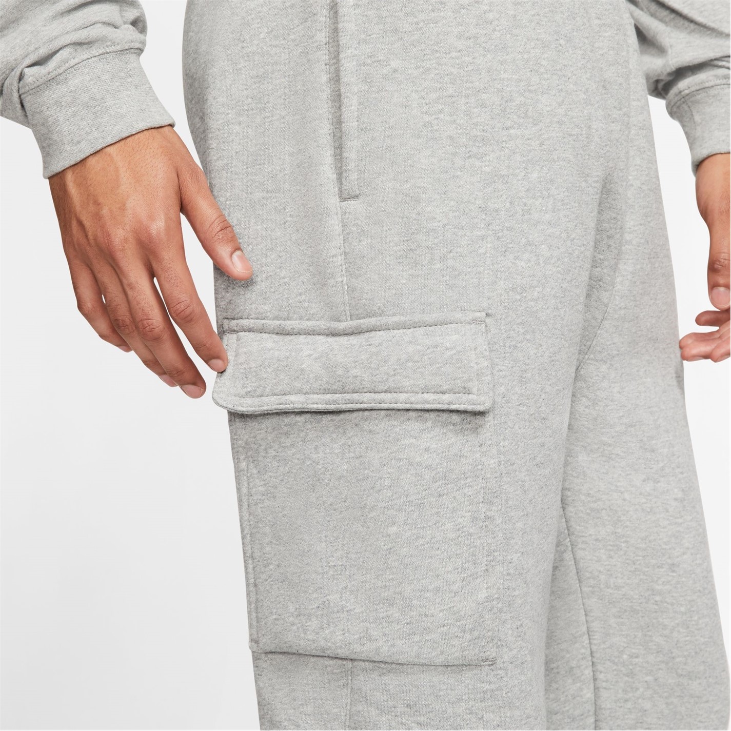Tepláky Nike Dk Grey 8136072 Sportswear Club Fleece Men's Cargo Pants - 6