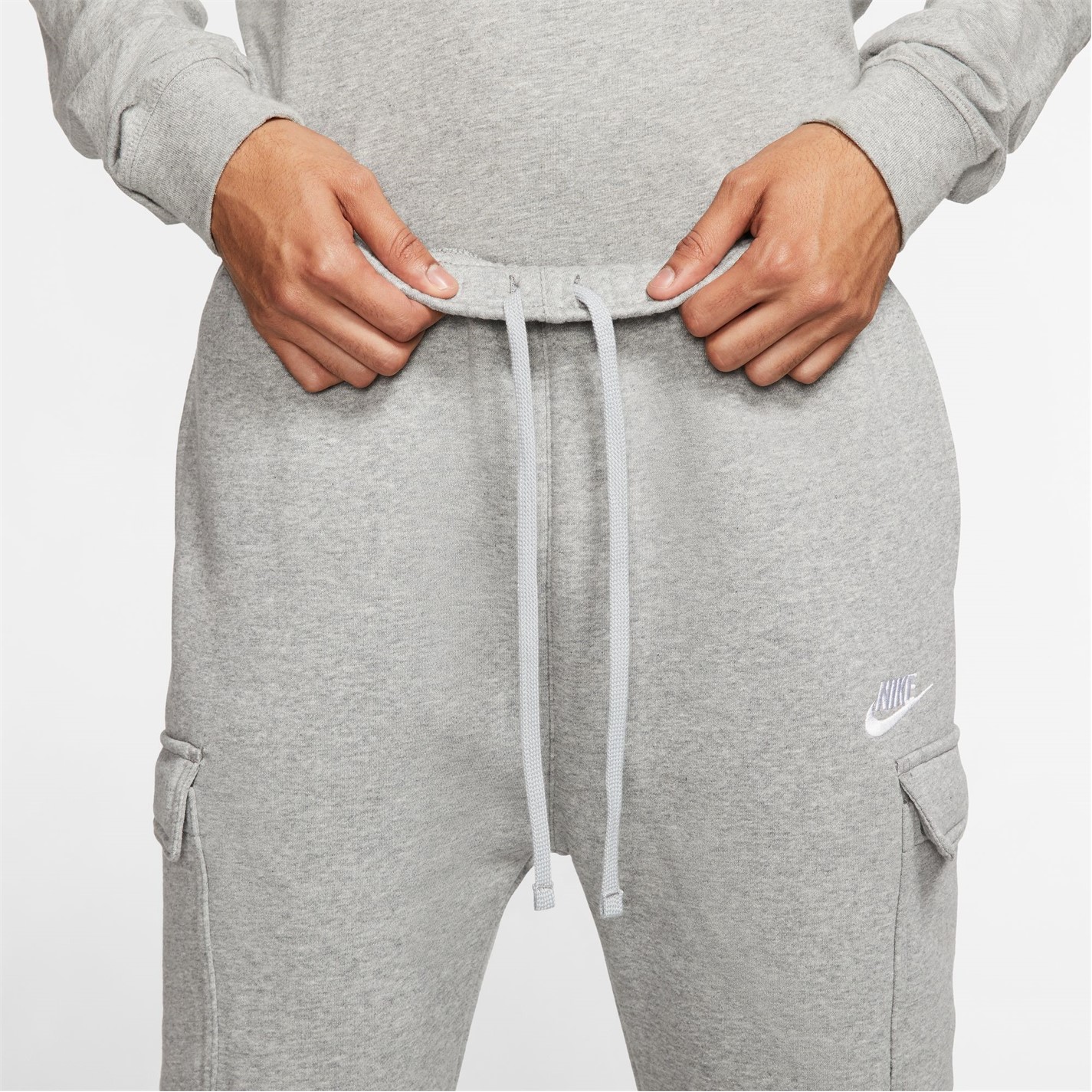 Tepláky Nike Dk Grey 8136072 Sportswear Club Fleece Men's Cargo Pants - 7