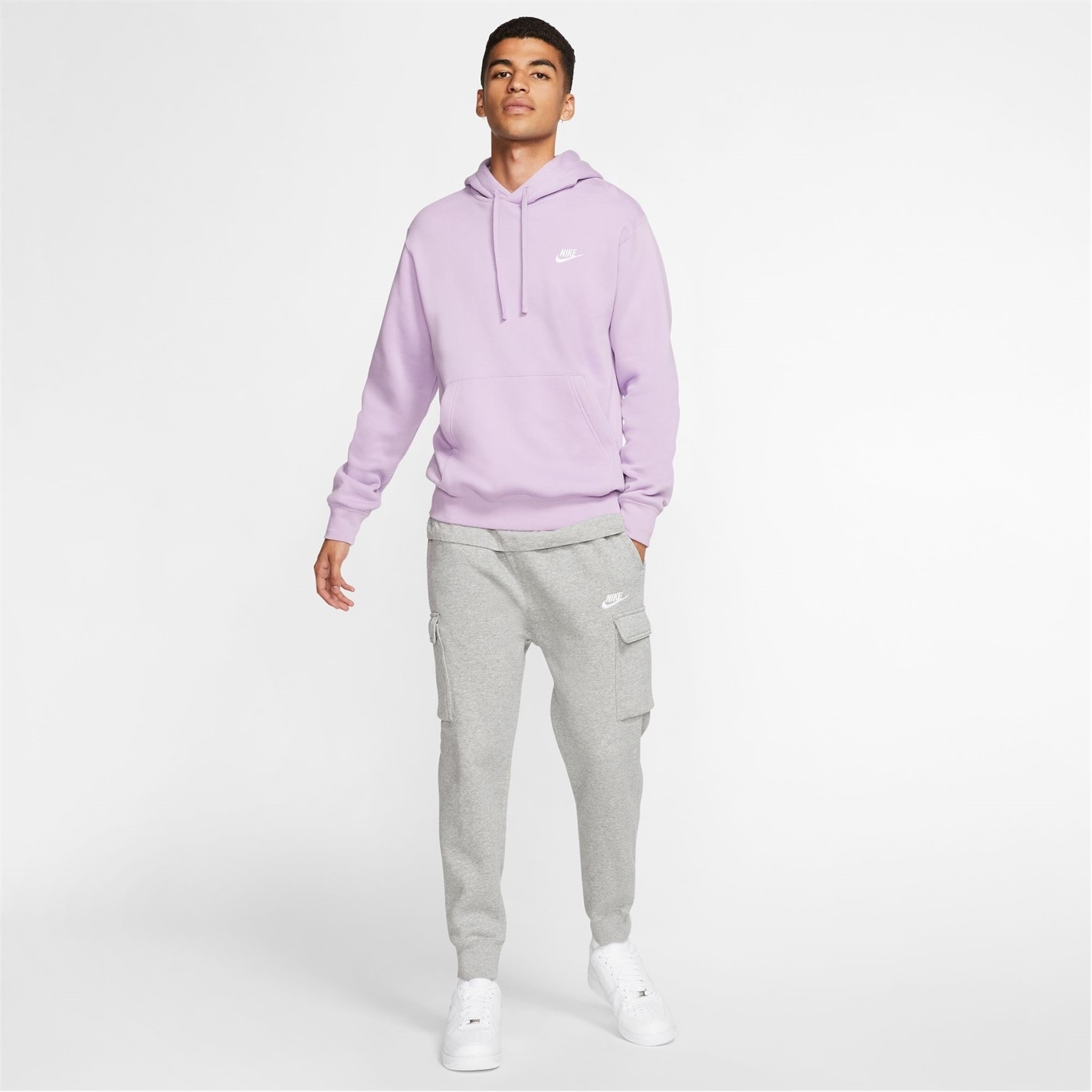 Tepláky Nike Dk Grey 8136072 Sportswear Club Fleece Men's Cargo Pants - 9