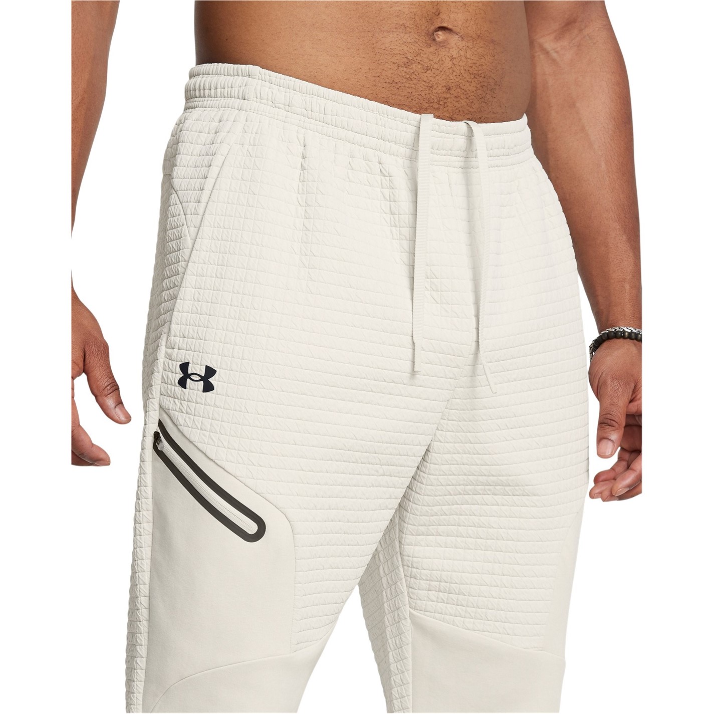 Tepláky Under Armour White 5925319 Men's Unstoppable Closed Hem Fleece Joggers - 5