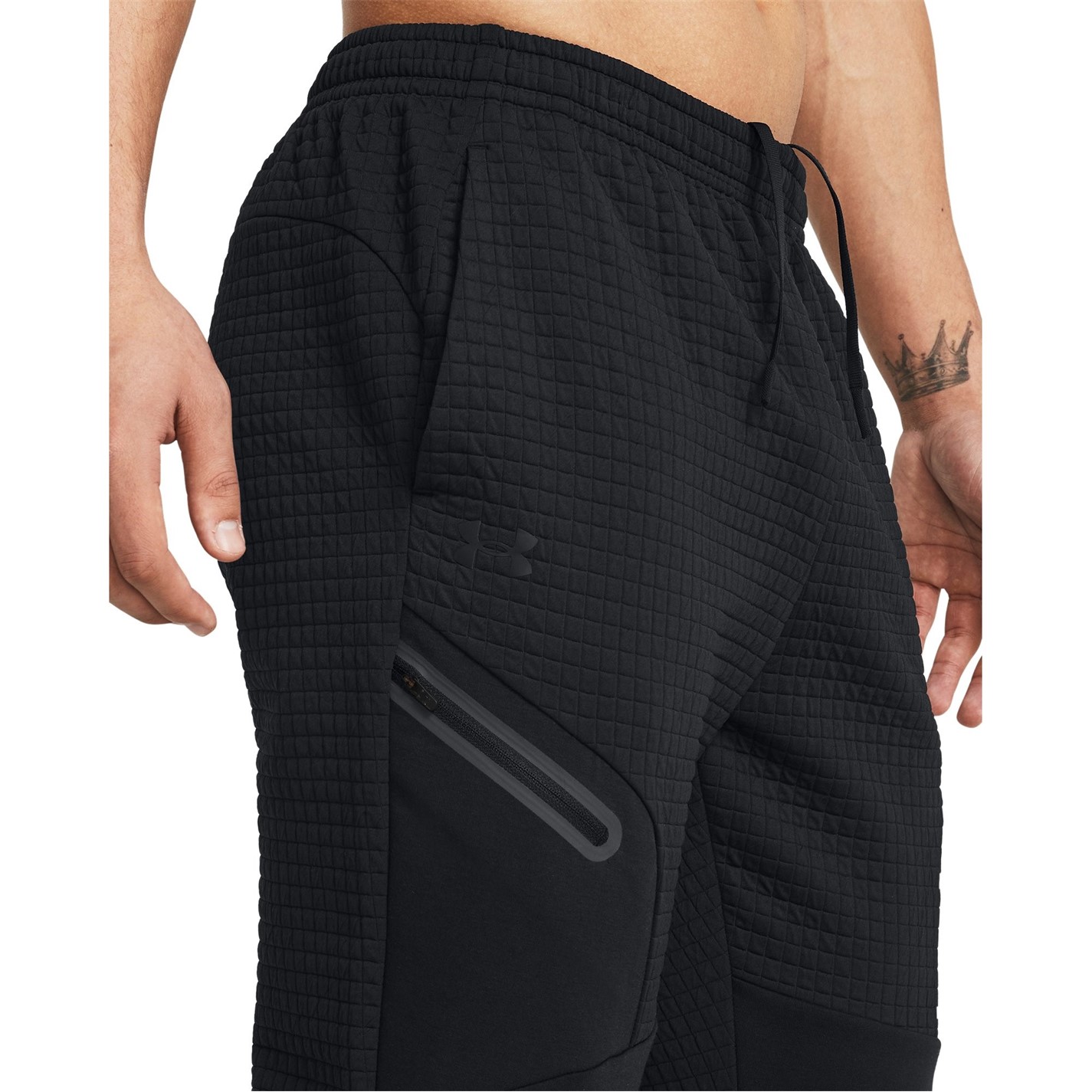 Tepláky Under Armour Black 8728584 Men's Unstoppable Closed Hem Fleece Joggers - 5
