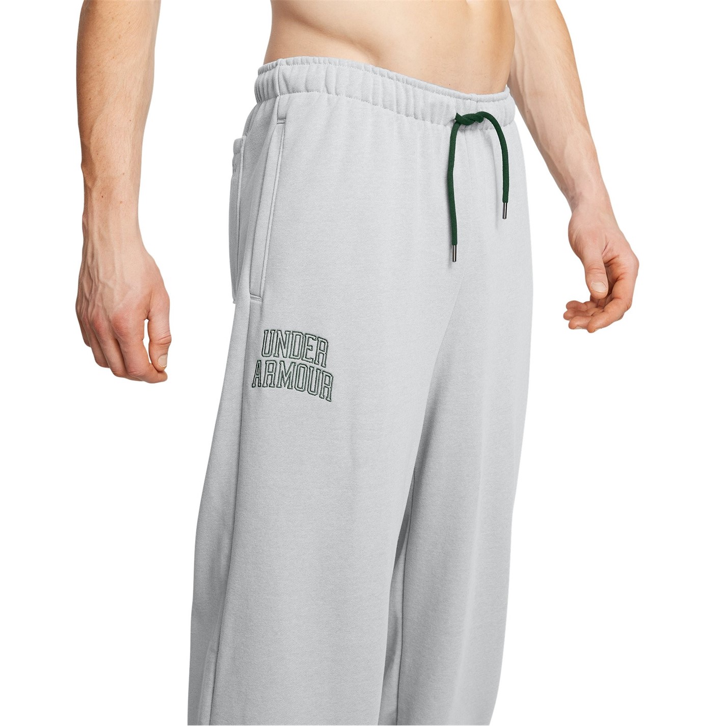 Tepláky Under Armour Grey 990556 Men's Closed Hem Fleece Terry Joggers - 5