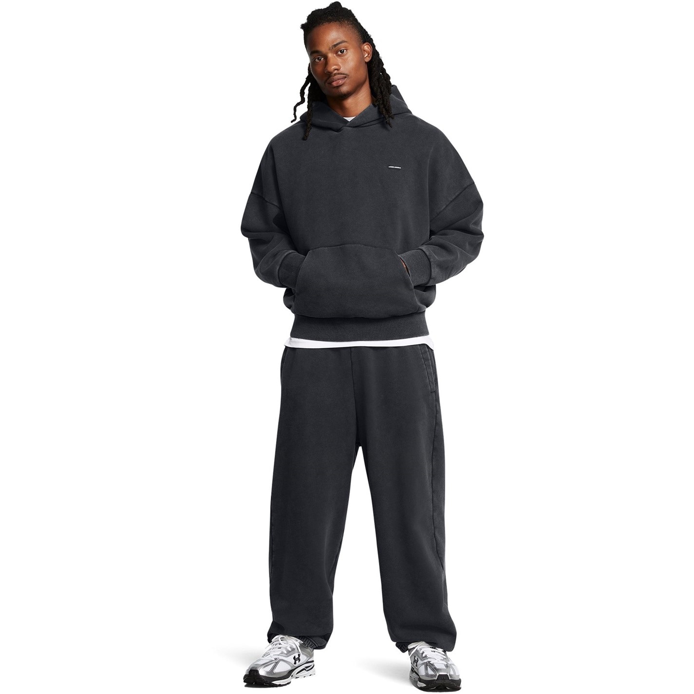 Tepláky Under Armour Black 5767868 Men's Icon Closed Hem Fleece Joggers - 7