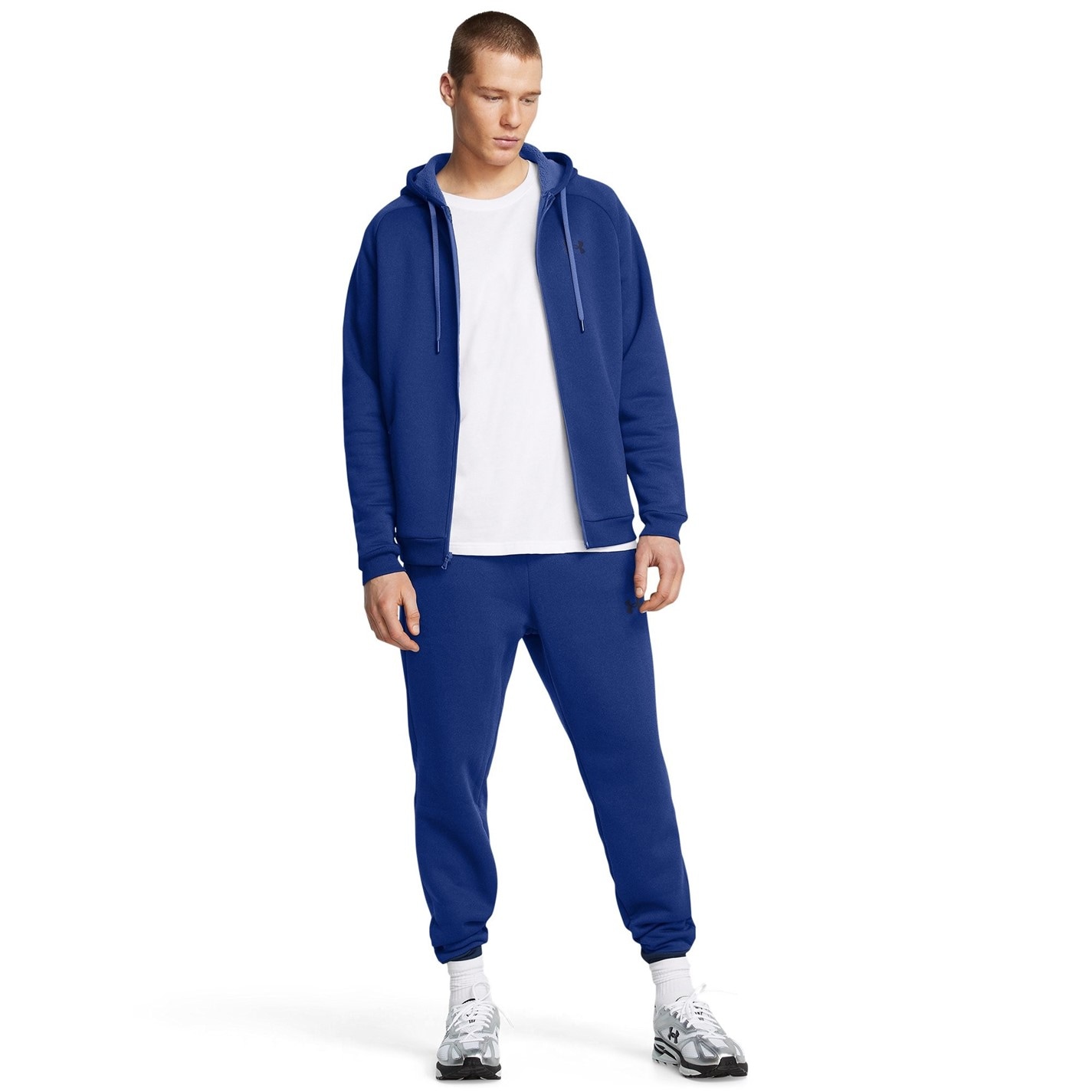 Tepláky Under Armour Blue 7395368 Men's Pro Closed Hem Fleece Joggers - 7