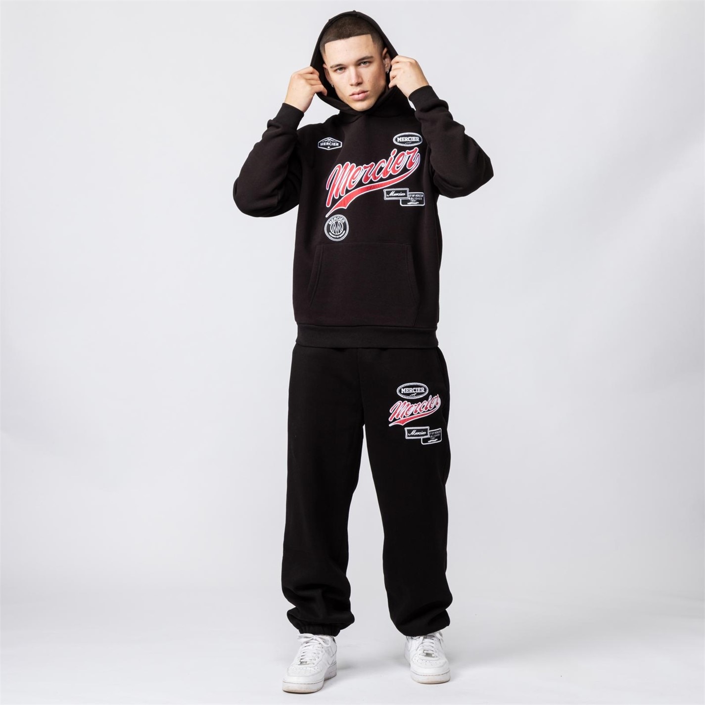 Tepláky Mercier Black 4979436 Teams Black Joggers - 2