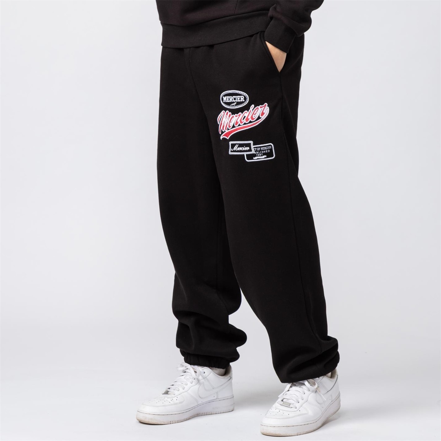 Tepláky Mercier Black 4979436 Teams Black Joggers - 3