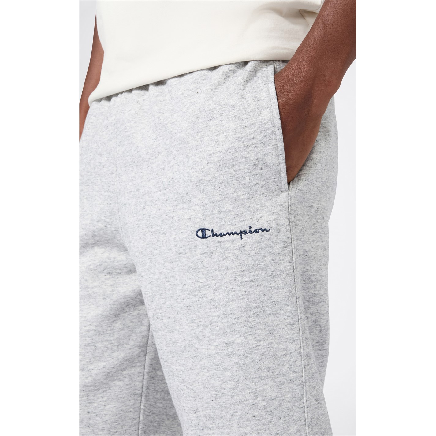 Tepláky Champion Grey 4348913 Icons Elastic Cuff Fleece Pants - 4